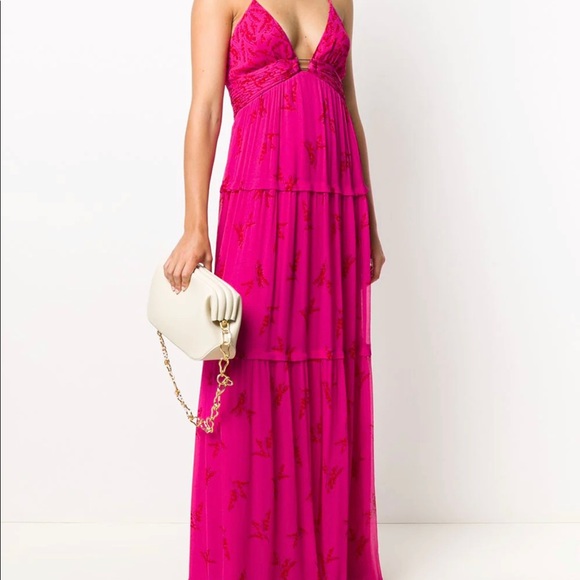 ba&sh Dresses & Skirts - Ba&sh Masha Chiffon Printed Maxi Dress. Sz M